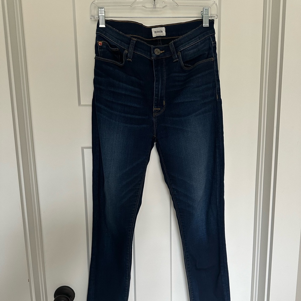 Hudson High Rise Super Skinny Ankle Jeans Size 27